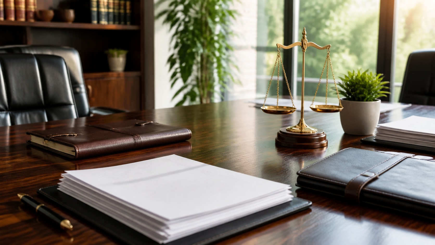 Photorealistic legal office scene for Spousal Support and Alimony Explained: Key Legal Steps You Should Know