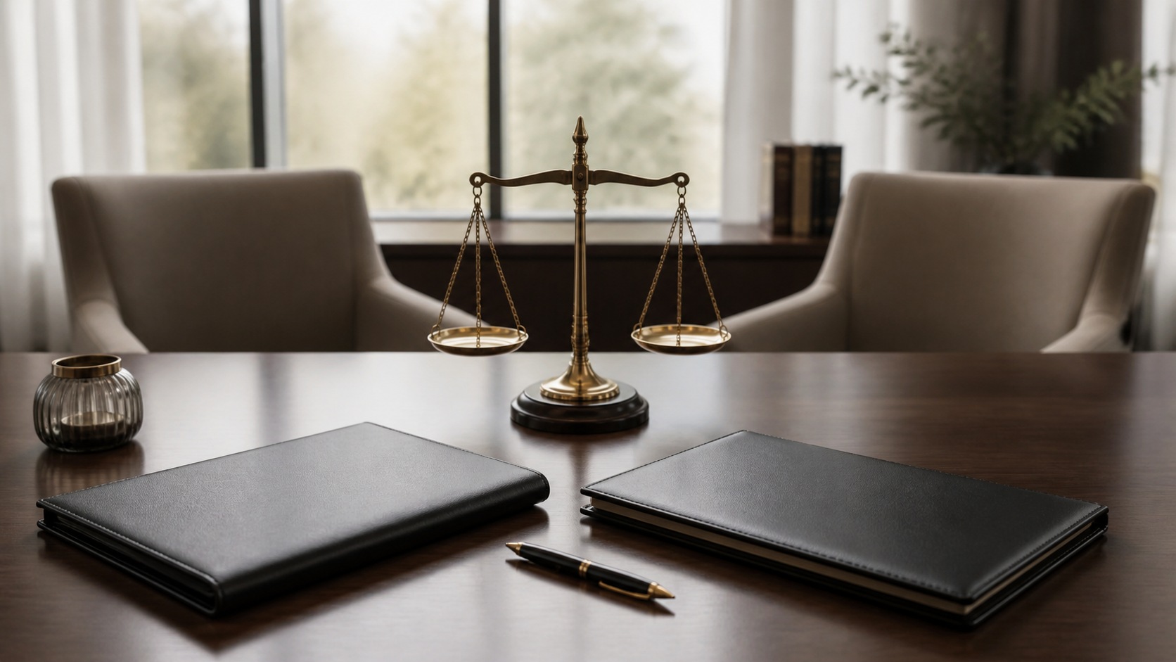 Photorealistic legal office scene for Spousal Support and Alimony: What It Means and How the Law Works